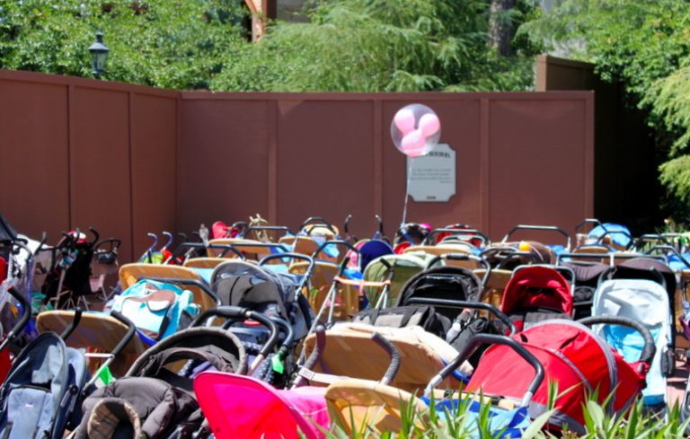 theme park stroller