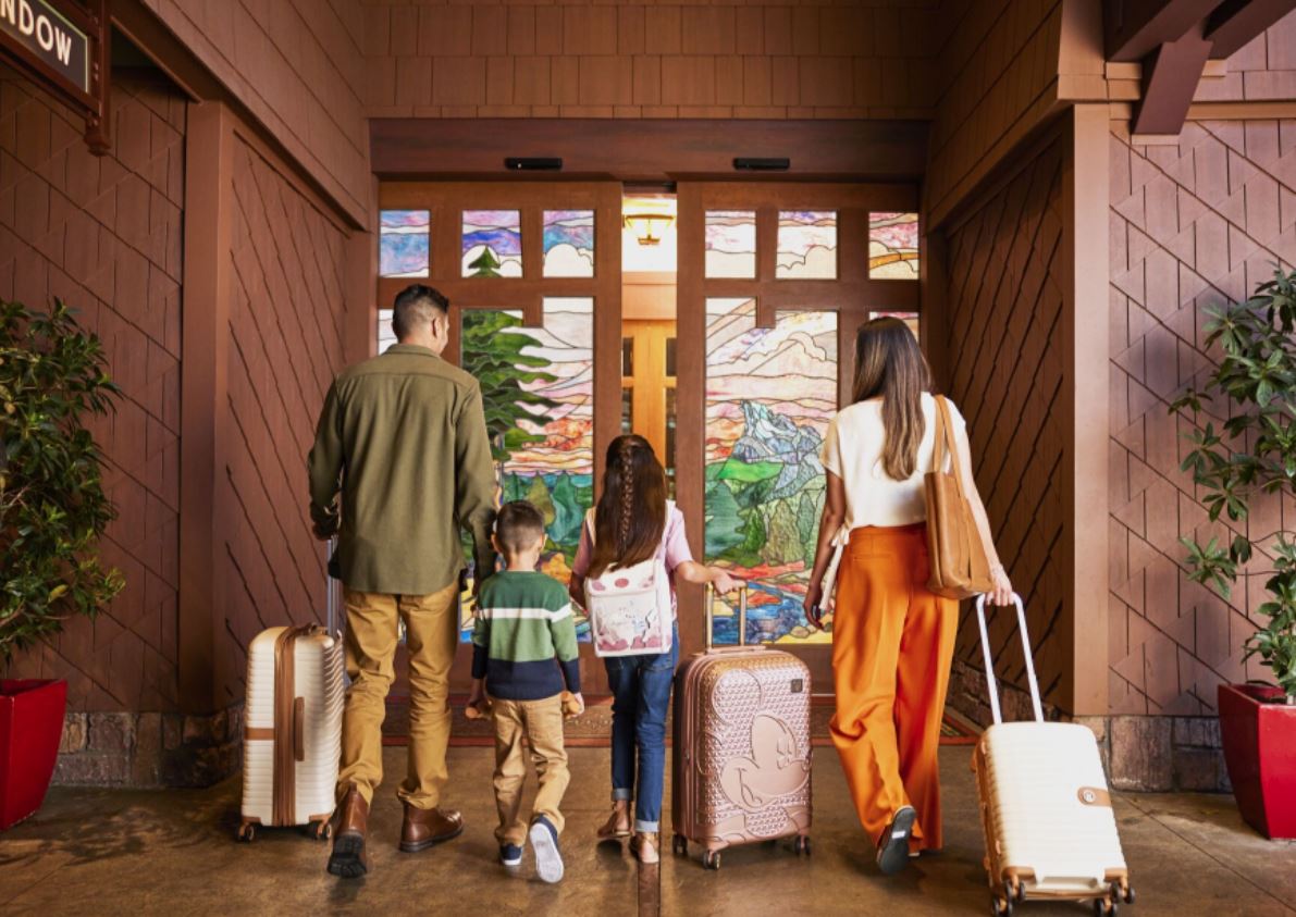 Family with Luggage 